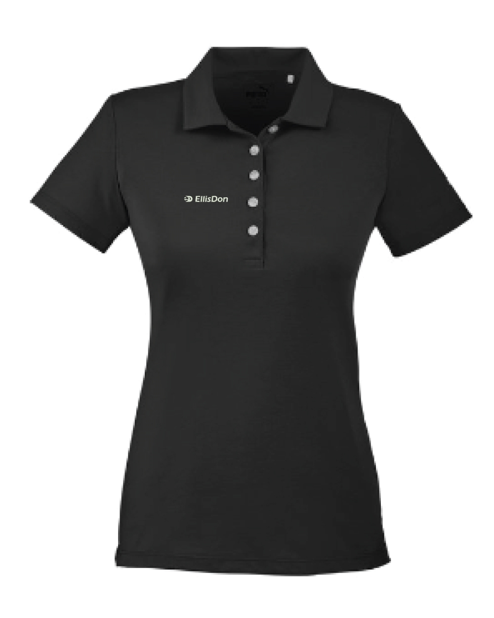 EllisDon. Puma Golf Women's Fusion Polo (White Logo)